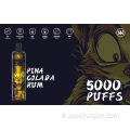Xcoolvape la meilleure vente 5000 bouffées Vapes jetables HQD
